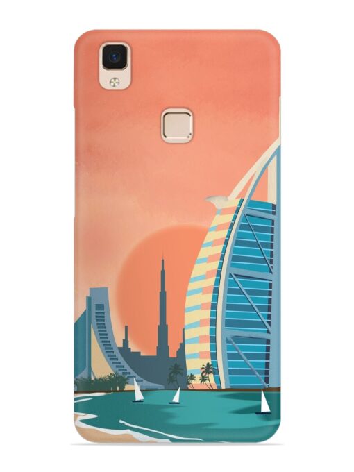 Dubai Architectural Scenery Snap Case for Vivo V3 Max Zapvi