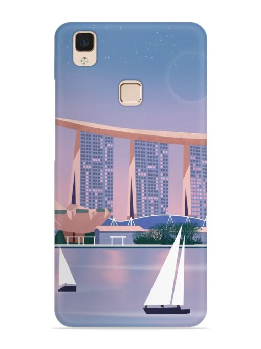 Singapore Scenery Architecture Snap Case for Vivo V3 Max Zapvi