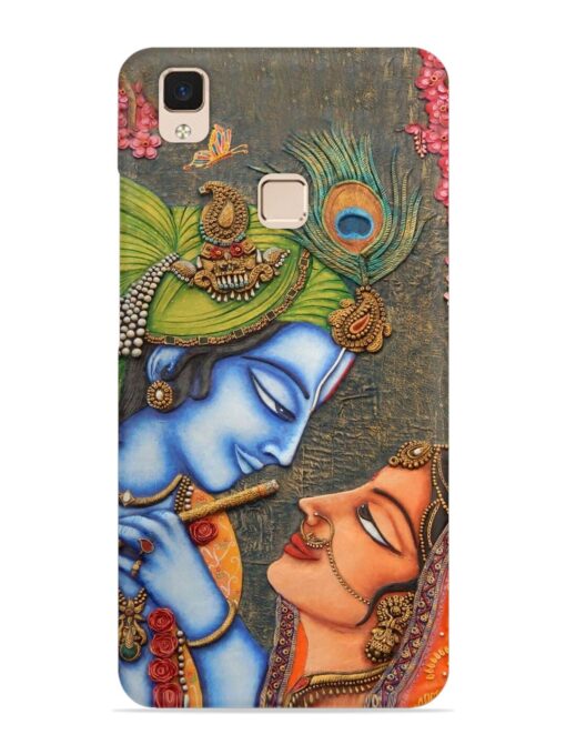 Lord Radha Krishna Flute Art Snap Case for Vivo V3 Max Zapvi