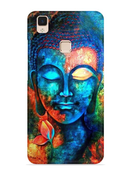 Buddha Painting Snap Case for Vivo V3 Max Zapvi