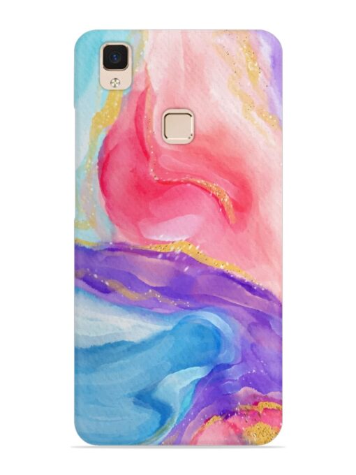 Watercolor Gradient Snap Case for Vivo V3 Max Zapvi