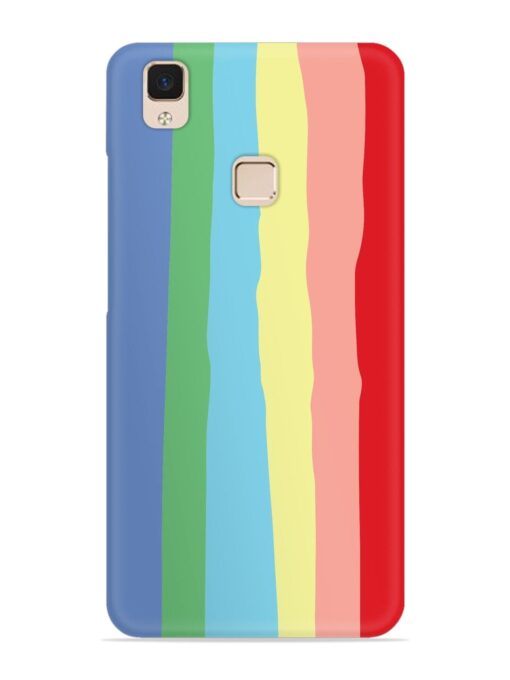 Rainbow Premium Shade Snap Case for Vivo V3 Max Zapvi