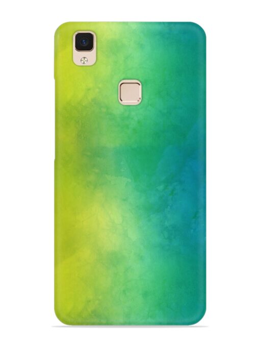 Yellow Green Gradient Snap Case for Vivo V3 Max Zapvi