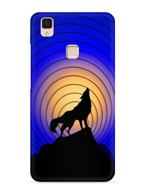 Fox Roaring Design Snap Case for Vivo V3 Max Zapvi