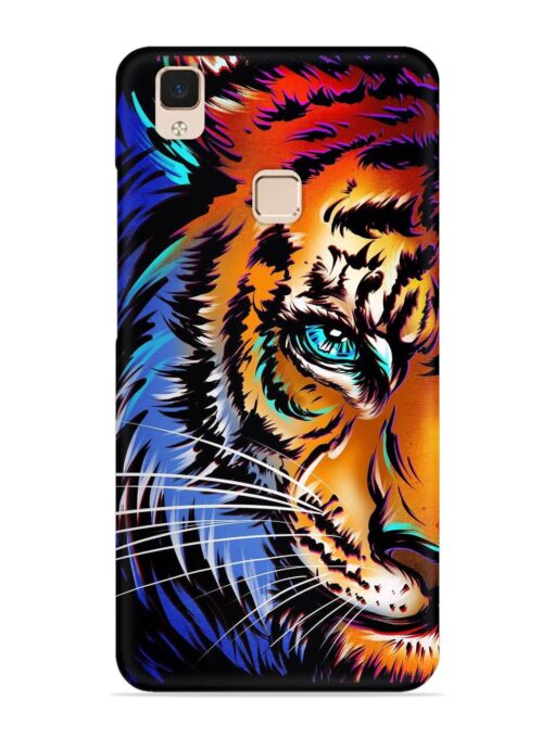 Colorful Lion Art Snap Case for Vivo V3 Max Zapvi