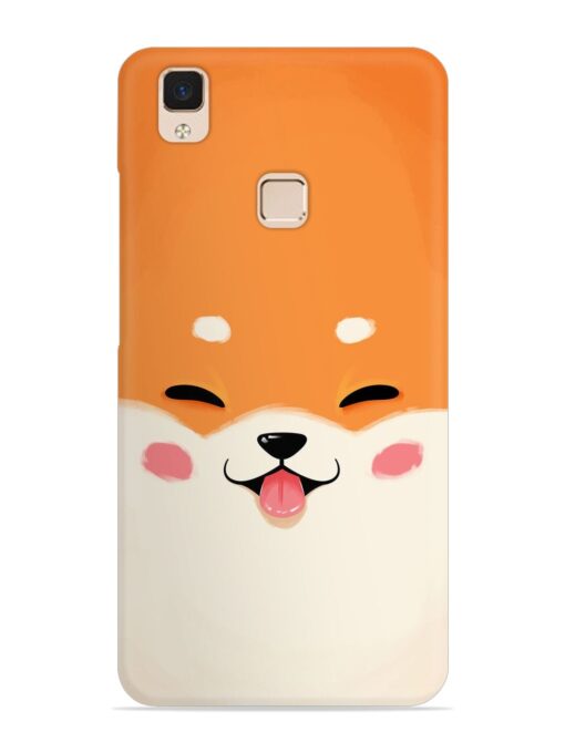 Happy Cat Art Snap Case for Vivo V3 Max Zapvi