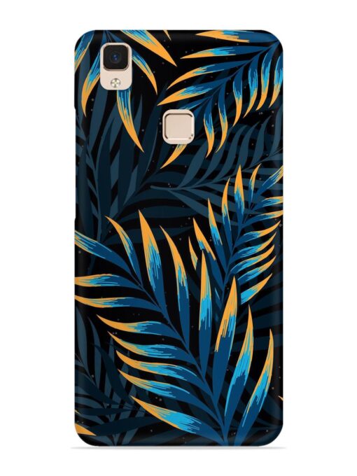 Abstract Leaf Art Snap Case for Vivo V3 Max Zapvi