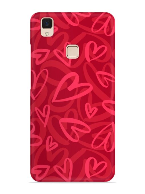 Seamless Romantic Pattern Snap Case for Vivo V3 Max Zapvi