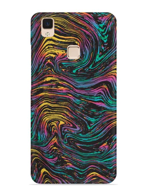 Abstract Liquid Colors Snap Case for Vivo V3 Max Zapvi