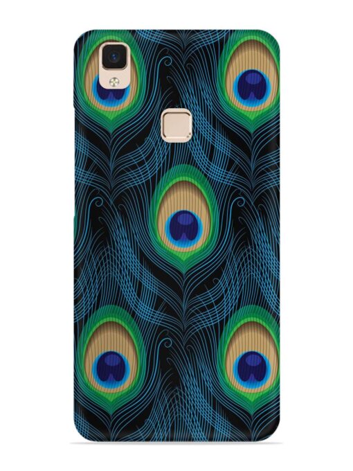 Seamless Pattern Peacock Snap Case for Vivo V3 Max Zapvi