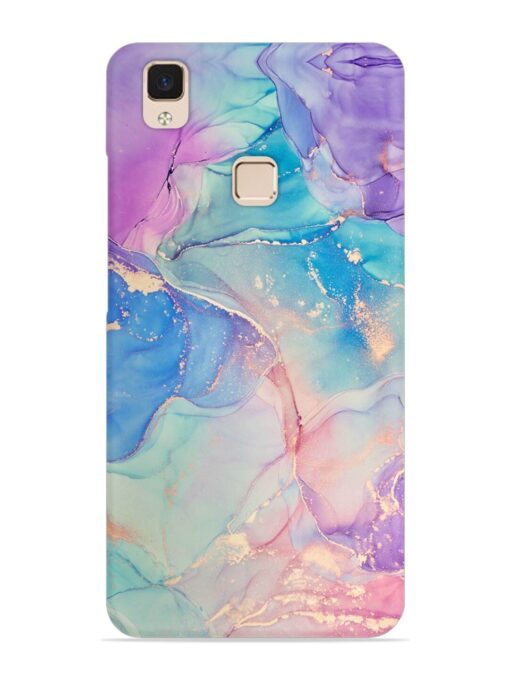 Alcohol Ink Colors Snap Case for Vivo V3 Max Zapvi