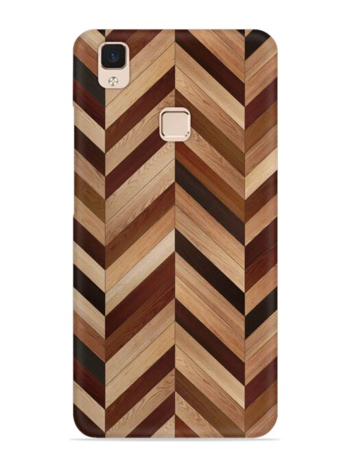 Seamless Wood Parquet Snap Case for Vivo V3 Max Zapvi