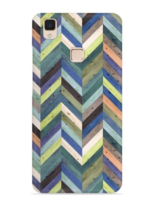 Chevron Random Color Snap Case for Vivo V3 Max