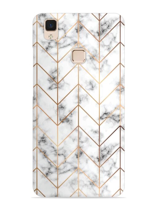 Vector Marble Texture Snap Case for Vivo V3 Max Zapvi