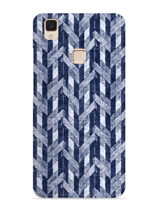 Abstract Herringbone Motif Snap Case for Vivo V3 Max Zapvi