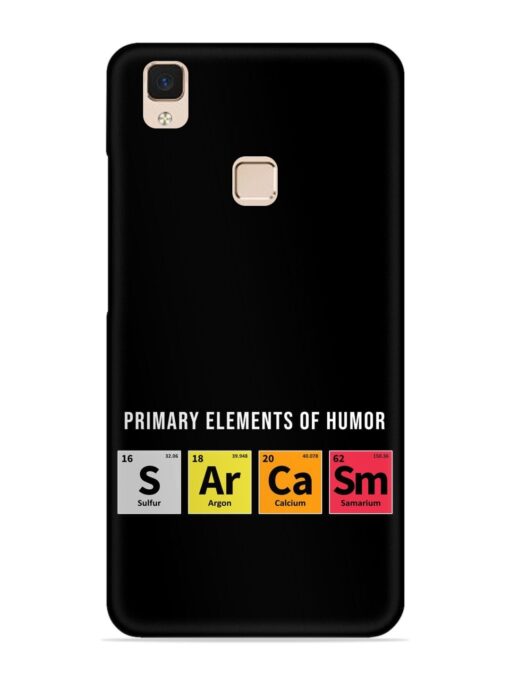 Primary Elements Humor Snap Case for Vivo V3 Max Zapvi