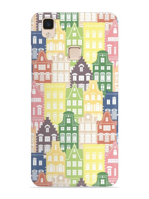 Seamless Shapes Pattern Snap Case for Vivo V3 Max Zapvi