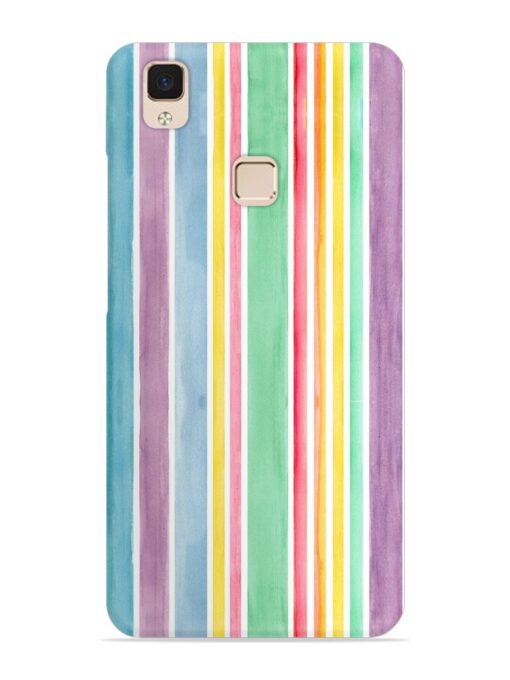 Hand Drawn Watercolor Snap Case for Vivo V3 Max Zapvi