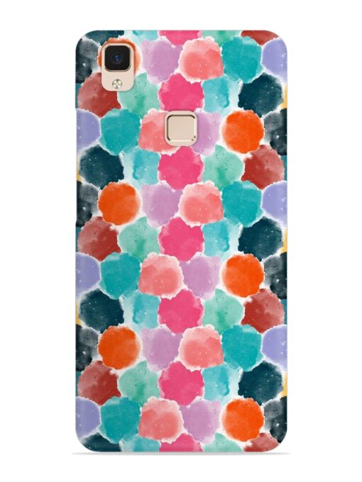 Colorful Seamless Pattern Snap Case for Vivo V3 Max Zapvi