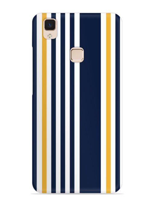 Seamless Stripe Pattern Snap Case for Vivo V3 Max Zapvi