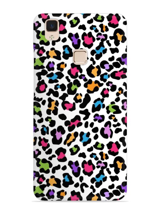 Seamless Leopard Pattern Snap Case for Vivo V3 Max Zapvi