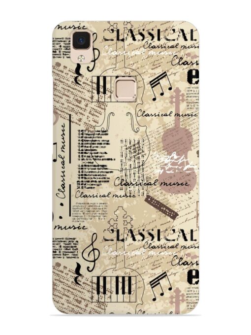 Classical Music Lpattern Snap Case for Vivo V3 Max Zapvi