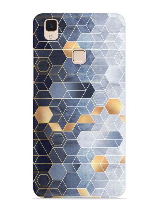 Geometric Abstraction Hexagons Snap Case for Vivo V3 Max Zapvi