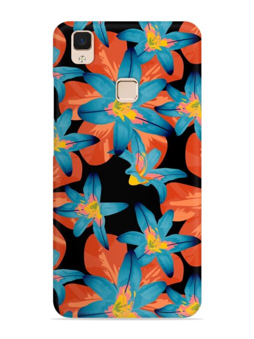 Philippine Flowers Seamless Snap Case for Vivo V3 Max Zapvi