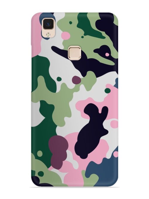 Seamless Funky Camouflage Snap Case for Vivo V3 Max Zapvi