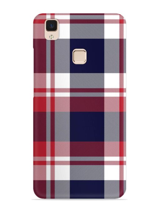 Classic Plaid Tartan Snap Case for Vivo V3 Max