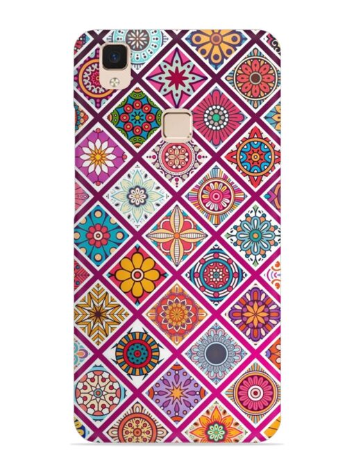 Seamless Tile Pattern Snap Case for Vivo V3 Max Zapvi