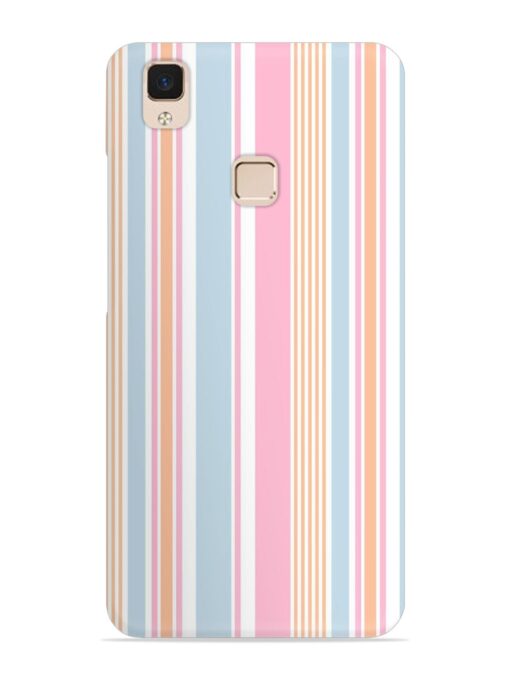 Stripe Seamless Pattern Snap Case for Vivo V3 Max Zapvi