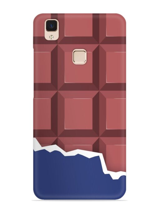 Chocolate Vector Art Snap Case for Vivo V3 Max Zapvi