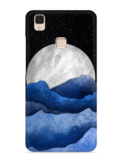 Full Moon Mountain Vector Snap Case for Vivo V3 Max Zapvi