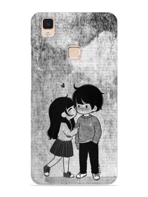 Couple Love Highlights Snap Case for Vivo V3 Max Zapvi