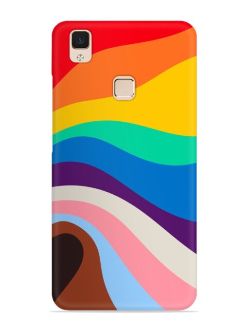 Minimal Pride Art Snap Case for Vivo V3 Max Zapvi