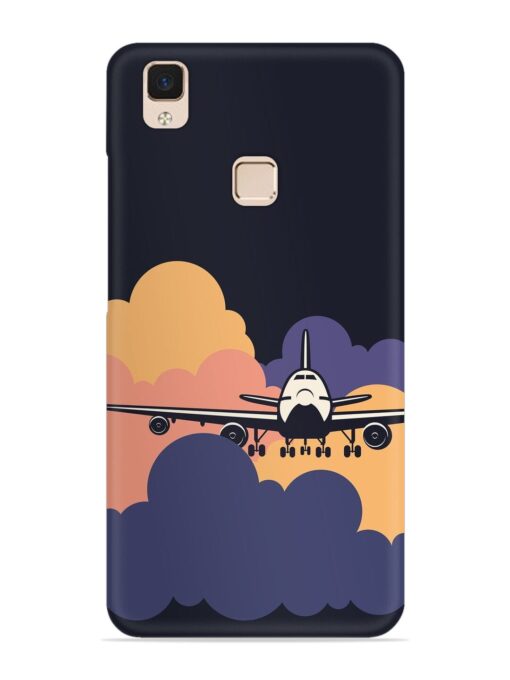 Aeroplane vector Snap Case for Vivo V3 Max Zapvi