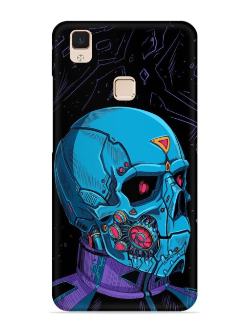 Skull Robo Vector Snap Case for Vivo V3 Max Zapvi