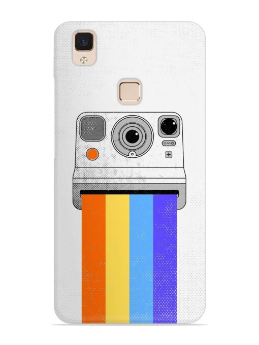 Retro Camera Art Snap Case for Vivo V3 Max Zapvi