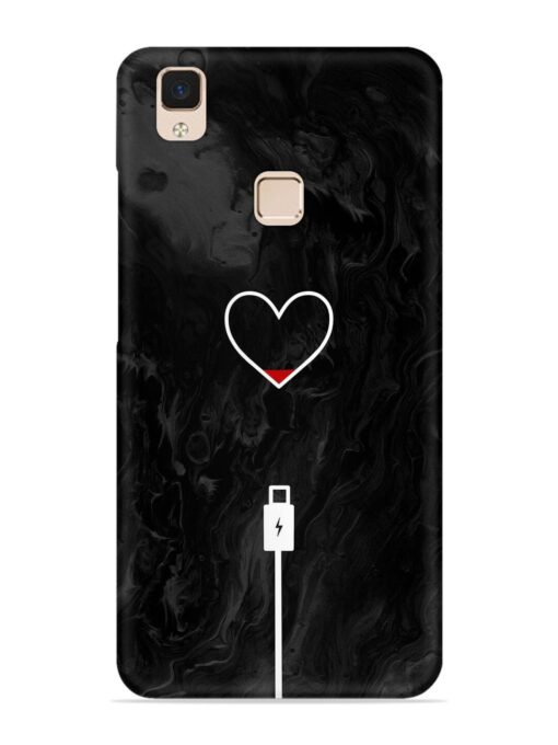 Heart Charging Vector Snap Case for Vivo V3 Max Zapvi