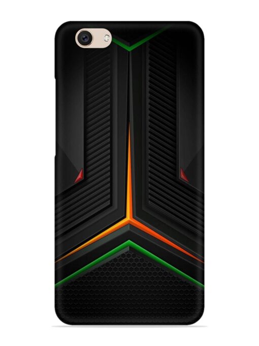 Orange Triangle Light Snap Case for Vivo V5 Zapvi