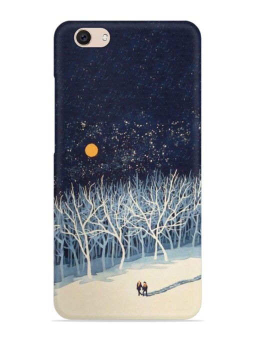 Full Moon Snowshoe Tour Snap Case for Vivo V5 Zapvi