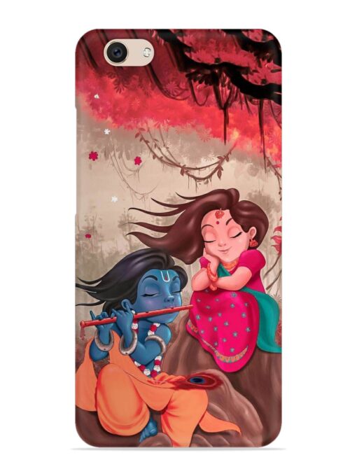 Radhe Krishna Water Art Snap Case for Vivo V5 Zapvi