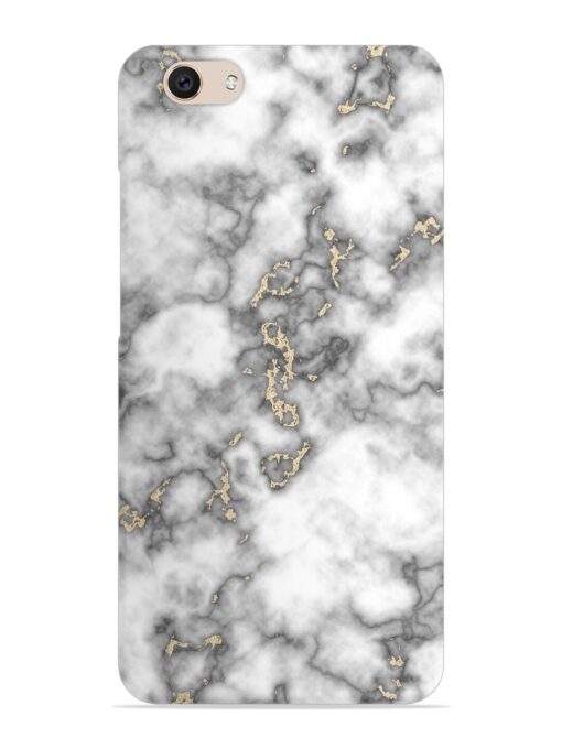 Gray And Gold Marble Snap Case for Vivo V5 Zapvi