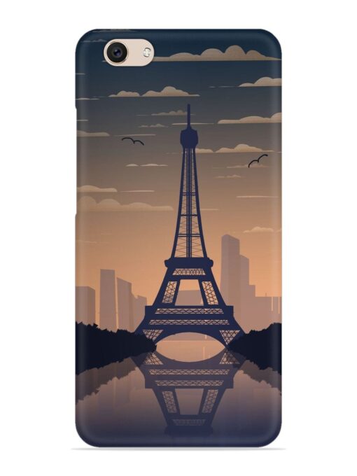 France Paris Eiffel Tower Gradient Snap Case for Vivo V5 Zapvi