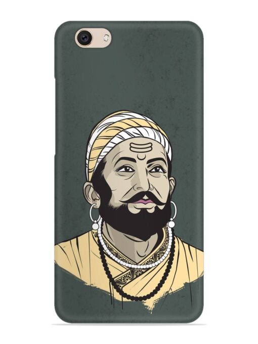 Shivaji Maharaj Vector Art Snap Case for Vivo V5 Zapvi