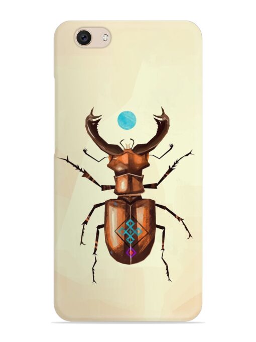 Stag Beetle Vector Snap Case for Vivo V5 Zapvi