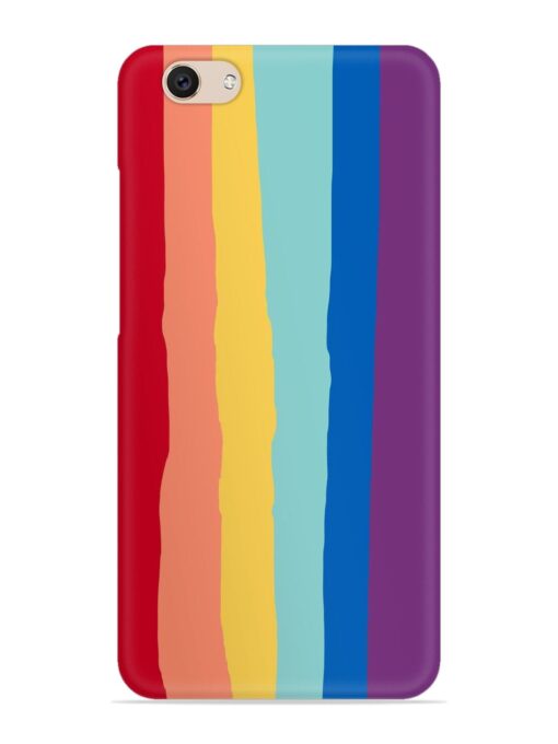 Rainbow Genuine Liquid Snap Case for Vivo V5 Zapvi