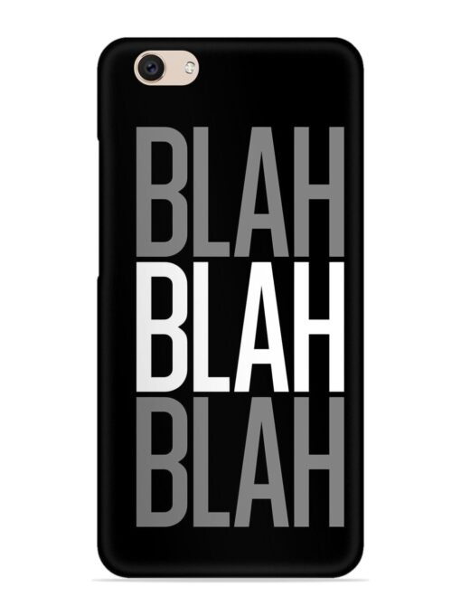 Blah Blah Blah Wallpaper Snap Case for Vivo V5 Zapvi