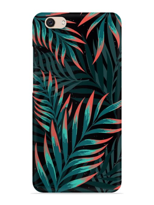 Green Leaf Art Snap Case for Vivo V5 Zapvi